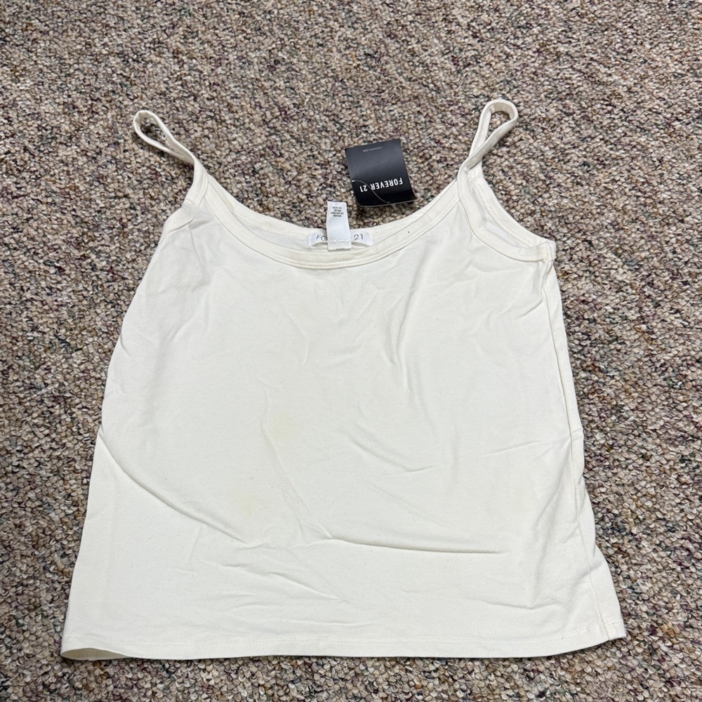 Women's Cream Tank Top